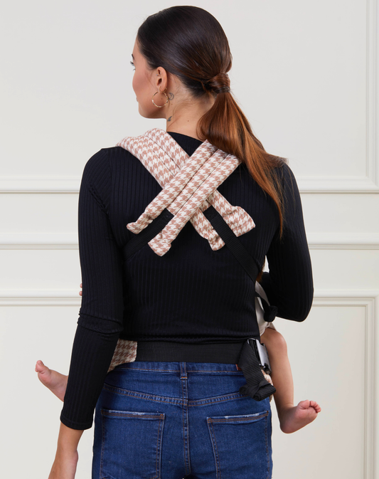 Mocha cream Houndstooth