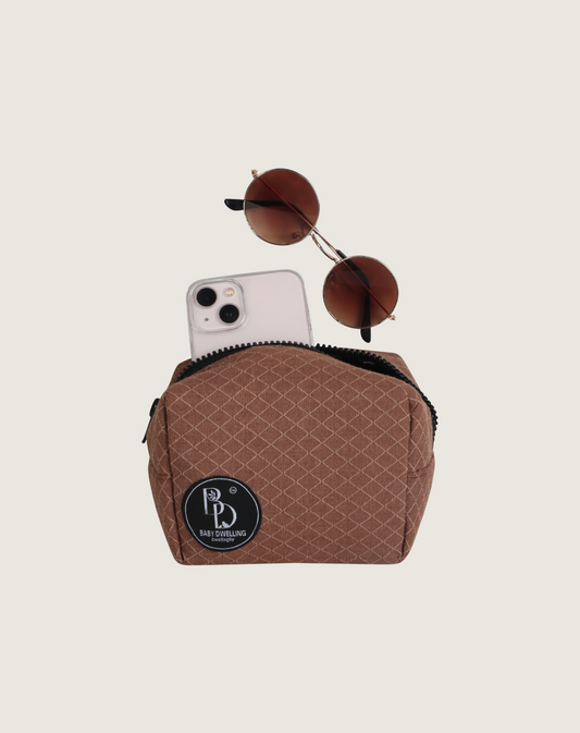 Haven Pouch Mocha Mousse Diamond