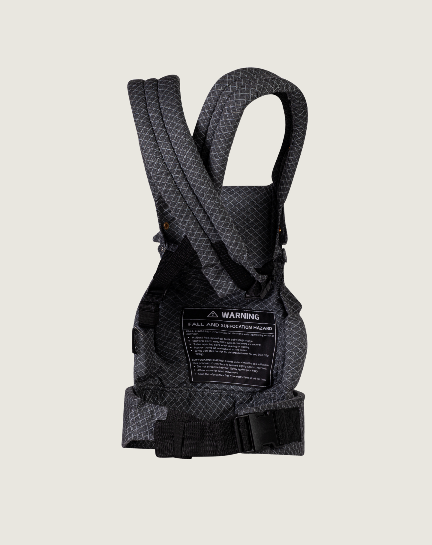 बाउंडलेस बेबी कैरियर - डार्क ग्रे डायमंड