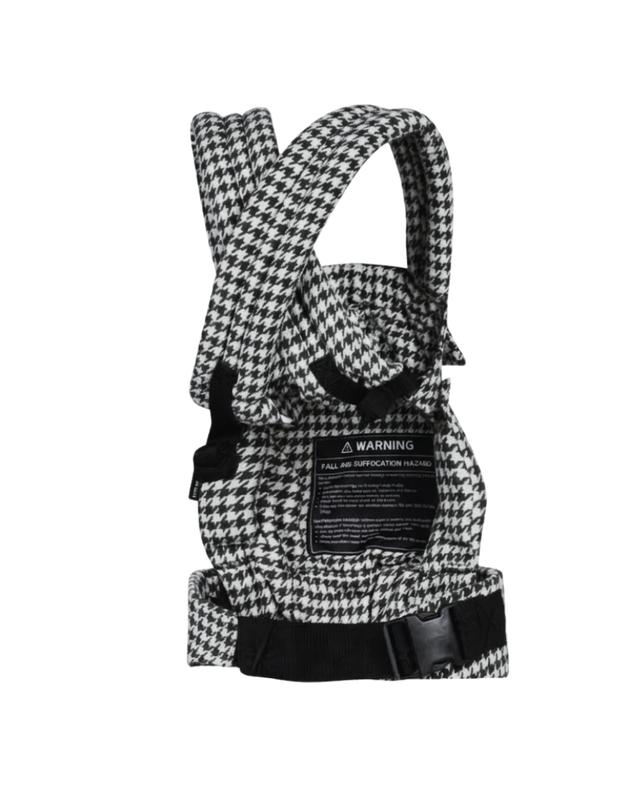 Boundless Baby Carrier Black & White Houndstooth