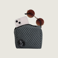 Haven Pouch Dark Grey Diamond