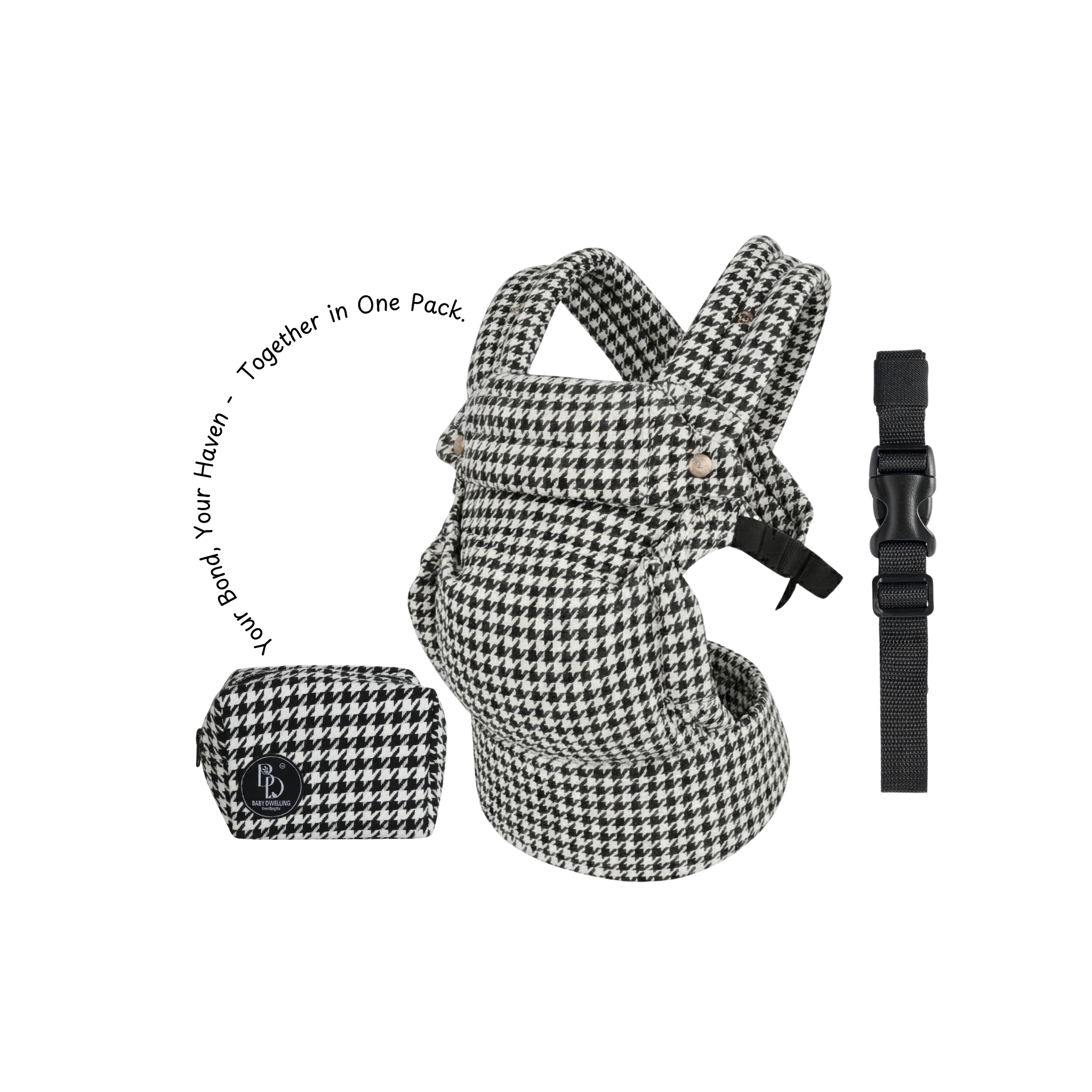 Boundless Combo Black & White Houndstooth