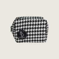 Haven Pouch Black&White Houndstooth