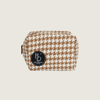 Haven Pouch Mocha Cream Houndstooth