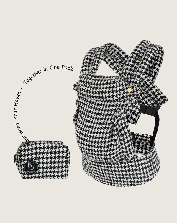 COMBO Black & White  Houndstooth